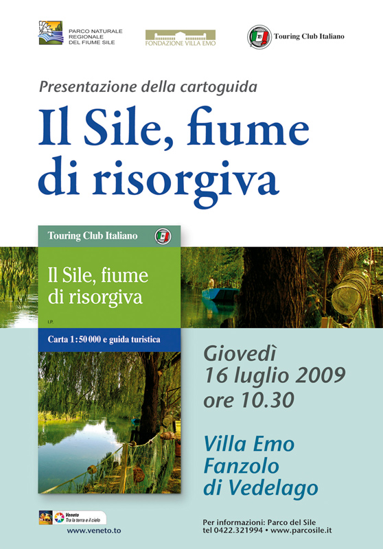 Parco Naturale del Fiume Sile Novità Presentazione Cartoguida Touring