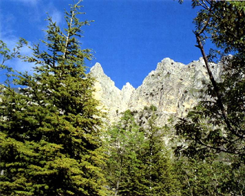 Le cime dell”Anfiteatro di Quacella“ (mt. 1869)