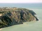 Cliffs above the rock of Trave