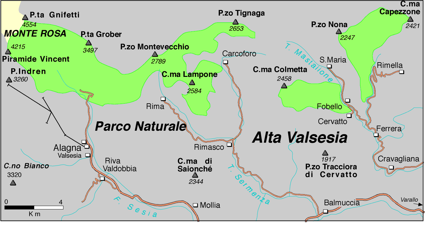 Mappa di dettaglio