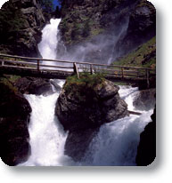 Wasserfall von Saent in Rabbital