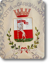 Lo stemma del Comune di Carignano