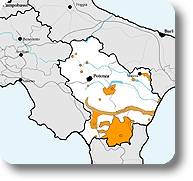 Interaktiven Karte Basilicata
