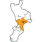 Provinz Catanzaro Karte