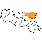 Provinz Ferrara Karte