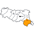 Provinz Forlì-Cesena Karte