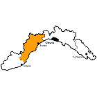 Provinz Savona Karte