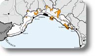 Interactive map Liguria