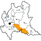 Provinz Cremona Karte