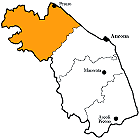 Provinz Pesaro e Urbino Karte