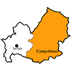 Provinz Campobasso Karte