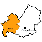 Provinz Isernia Karte