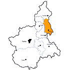 Provinz Novara Karte