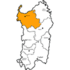 Karte Provinz Sassari