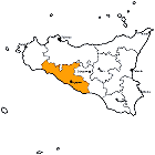 Agrigento Province map