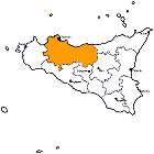 Provinz Palermo Karte