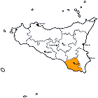 Provinz Ragusa Karte