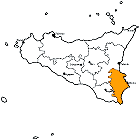 Provinz Siracusa Karte