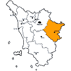 Arezzo Province map