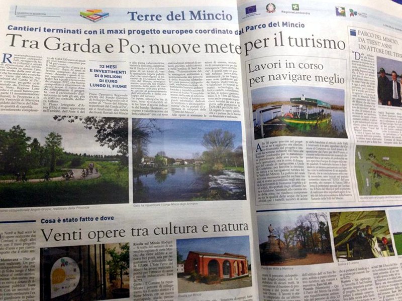 La Rassegna Stampa Del Progetto Terre Del Mincio Waterfront Dal Garda