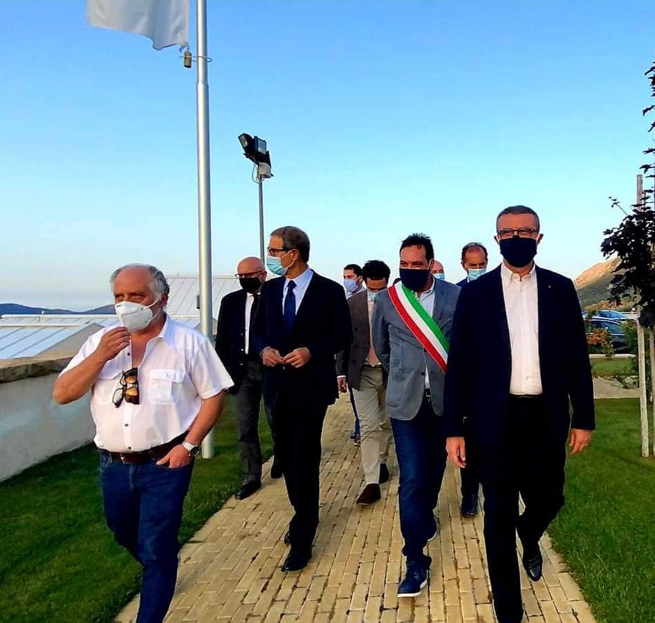Il Presidente della Regione Siciliana Nello Musumeci e gli Assessori Cordaro e Armao visitano nel Parco delle Madonie a Isnello il “Gal Hassin”: polo di scienza ed eccellenza