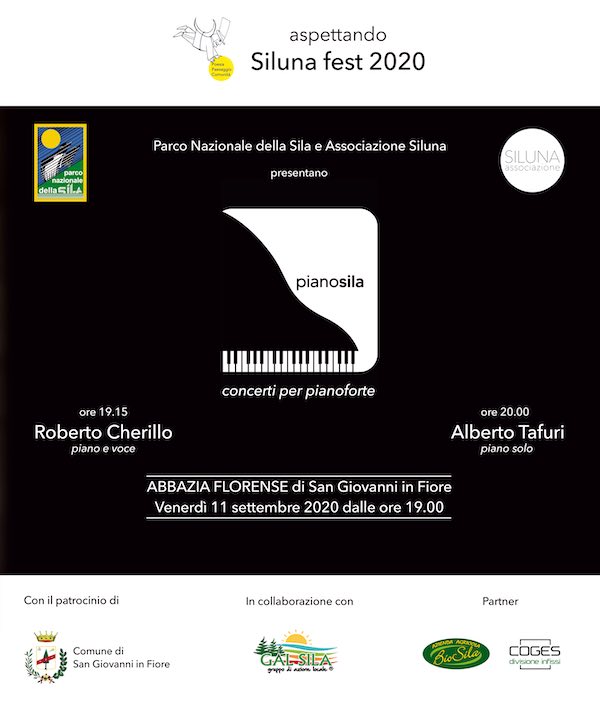 Piano Sila 11 settembre 2020 ore 19.00, Abbazia Florense - San Giovanni in Fiore (CS)