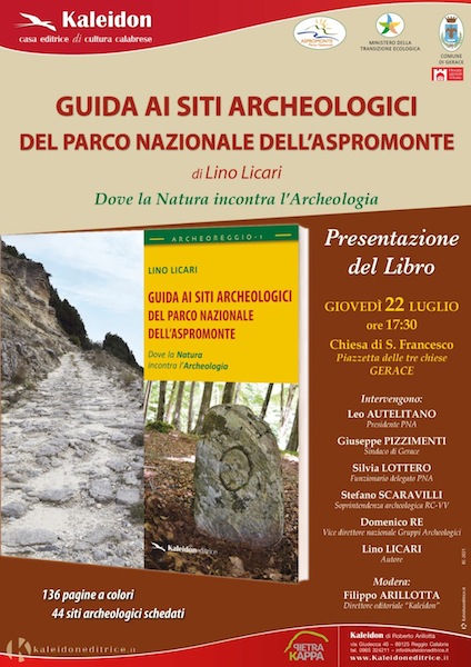 Giovedì la presentazione della Guida ai Siti Archeologici del Parco Nazionale dell’Aspromonte