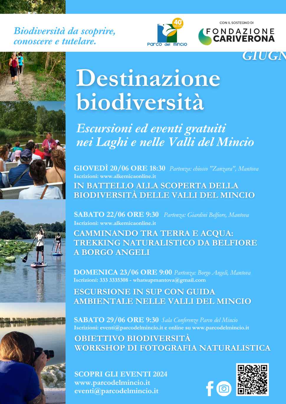 Destinazione biodiversità: eventi gratuiti nei Laghi e nelle Valli