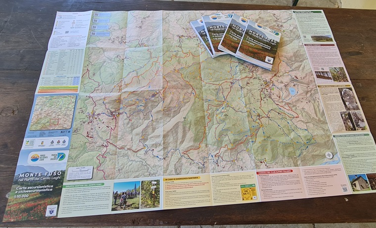 Arrivata la nuova Carta Escursionistica Monte Fuso (Parco dei Cento Laghi)