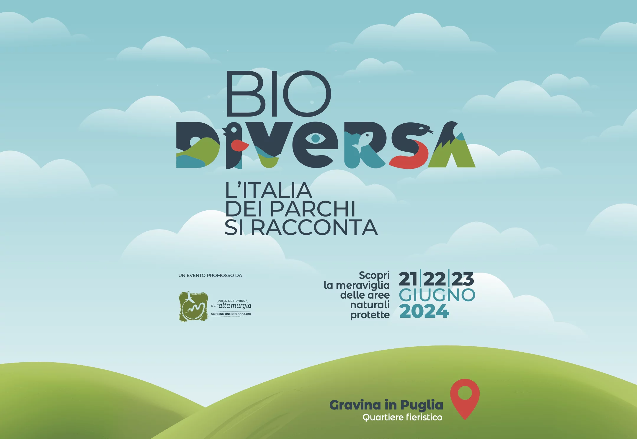 Il Parco di Pantelleria partecipa a “Biodiversa– L'Italia dei Parchi si racconta”, dal 21 al 23 giungo a Gravina in Puglia 