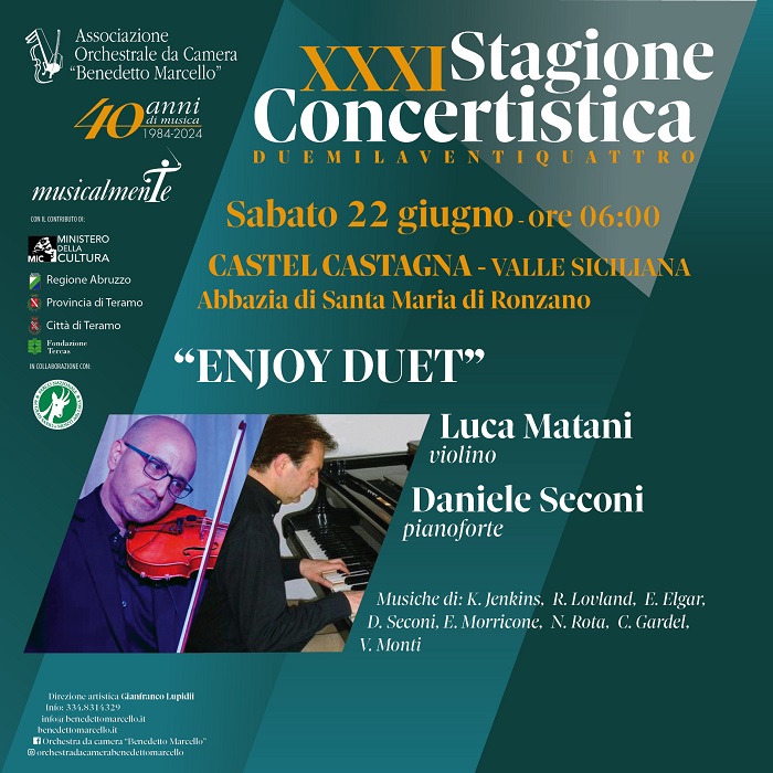 Concerto del 22 giugno 2024 ore 6:00 - Castel Castagna