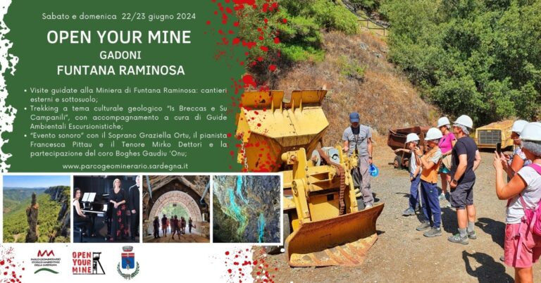Open Your Mine ritorna a Gadoni – Funtana Raminosa il 22-23 giugno 2024