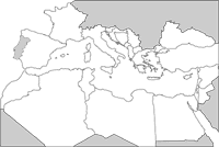 mappa mediterraneo