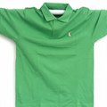 Green Polo shirt for children with the logo of the Park