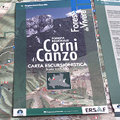 Carta escursionistica della Foresta Regionale Corni di Canzo (CO)