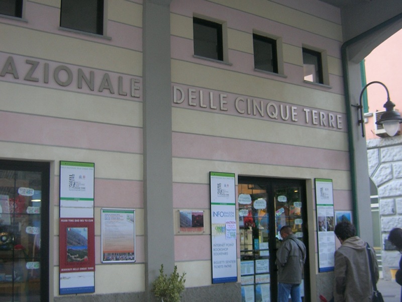 Zentrum zum Empfang der Besucher in Riomaggiore