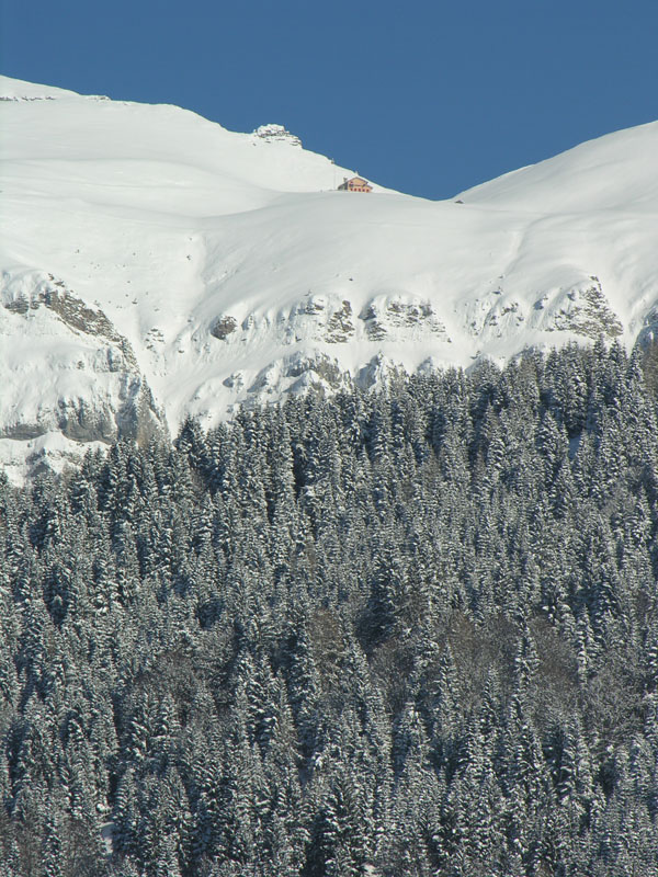 Berghütte Dal Piaz von Croce d'Aune aus